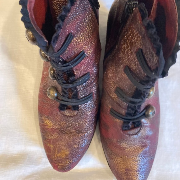 Jose Saenz ankle boots Metallic brown size 36 - Picture 4 of 16